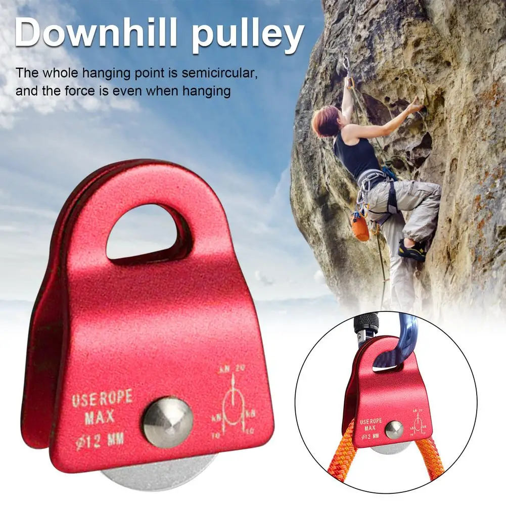 Outdoor Climbing Pulley Lightweight Hot-forged Aluminum-Magnesium Alloy For Rescue Lifting Hitch Ten | Спорт и развлечения