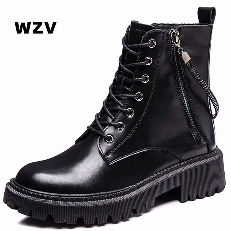 

Winter Boots Women 2021 Boots for Women Fashion Rubber Female Platform Increased Chunky Boots Ankle Ladies Boot Brand Designer