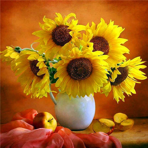 2725 EverShine DIY Sunflowers Diamond Embroidery Sale Diamond Painting Full Square Flowers Cross Stitch Diamond Mosaic Handicraft Art - Цвет: 2725