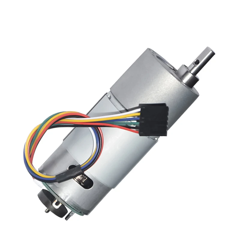 

DC Gear Motor With Encoder DC Electric Motor 12V 24V 10-900 Rpm Reversible Adjustable DC Gear Motor With Encoder For DIY Hobby