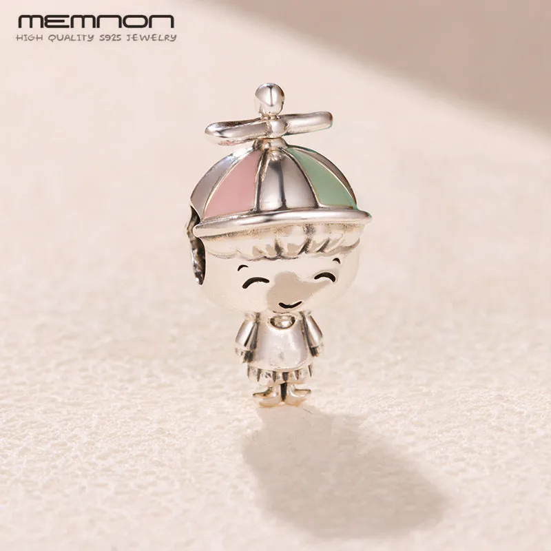 Шарм бусина для браслета из серебра 925 пробы с эмалью|Ювелирные шармы| |