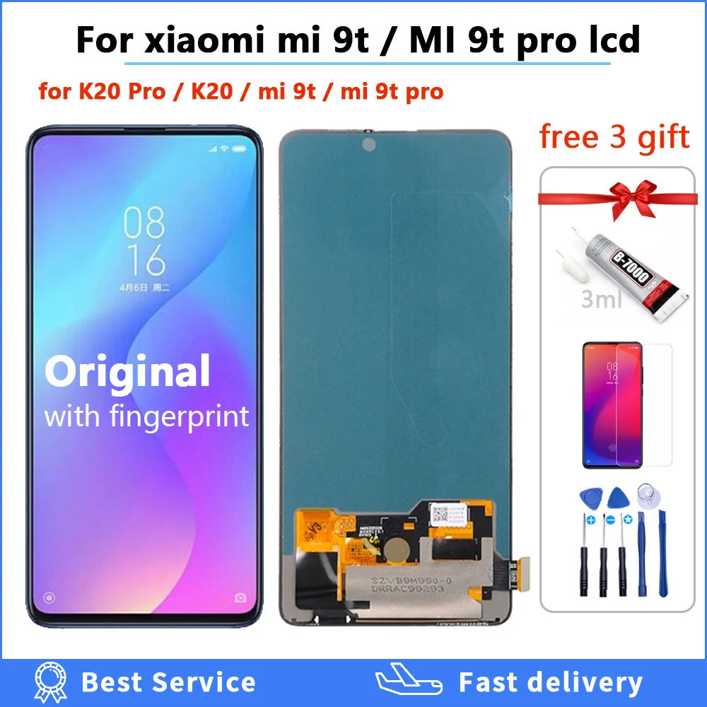 ЖК-дисплей и сенсорный датчик в сборе для Xiaomi Mi 9T Pro mi9t 6 39 дюйма | Мобильные