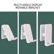 Portable Mobile Phone Holder Desktop Stand Fixed Holder Multi-angle Adjustment Mobile Phone Wall Charging Bracket For Xiaomi