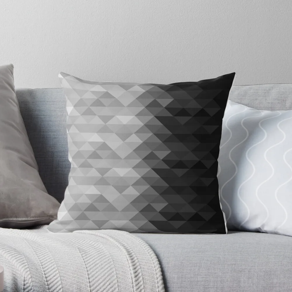 

Серая треугольная геометрическая квадратная подушка с узором наволочка для домашней диванной подушки Чехол для подушки