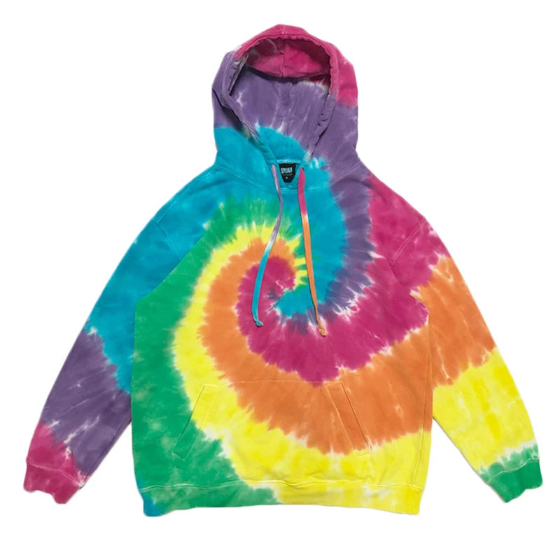 Ручная работа галстук краска Классический Вихрь Радуга красочный скейтборд