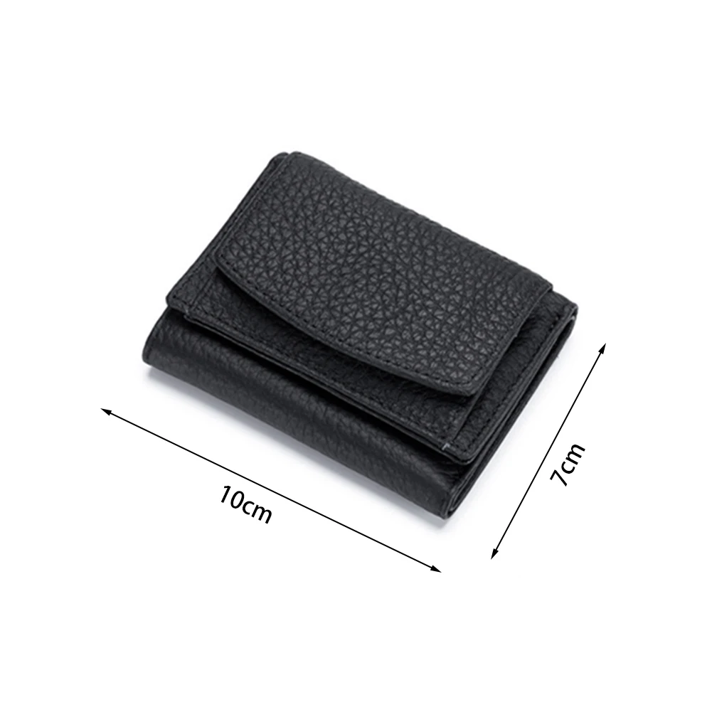 Женские кошельки Модный маленький кошелек из натуральной кожи с мини карманом