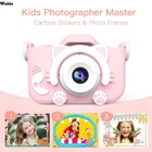 Детская цифровая камера HD 1080P, видеокамера для игрушек, цветной дисплей 2,0 дюйма, подарок ребенку на день рождения, игрушка