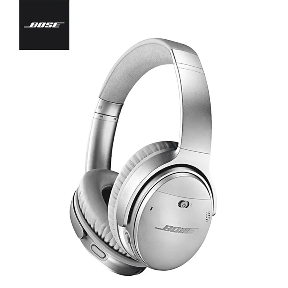 

Беспроводные Bluetooth наушники Bose QuietComfort 35 II ANC, басовая гарнитура с шумоподавлением, спортивные наушники с микрофоном и голосовым помощником