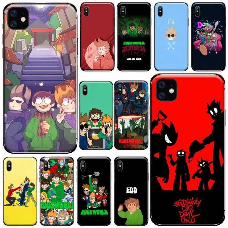 

Eddsworld Animation TV show Phone Case For iphone 12 11 13 7 8 6 s plus x xs xr pro max mini
