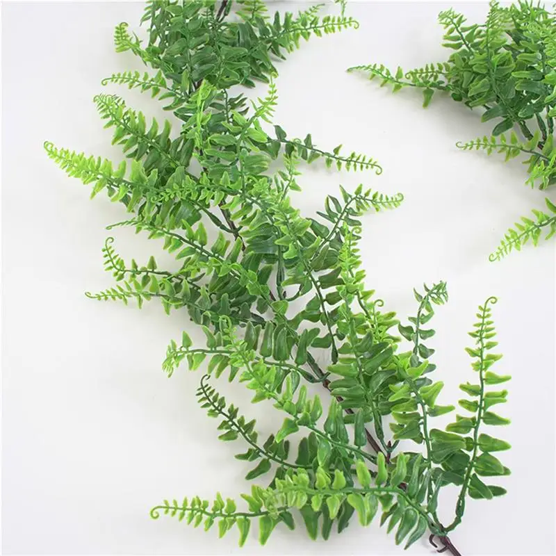 6 23 фута 190 см искусственная гирлянда папоротник реалистичные настенные