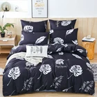 Комплект постельного белья из 2 предметов, домашний текстиль, 140x200 220x240 200x200, пододеяльник, наволочка, пододеяльник, скандинавские листья