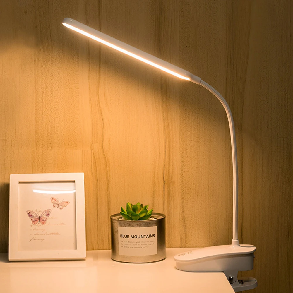 

Светодиодная настольная лампа для ухода за глазами, светильник для учебы, чтения, работы, приглушаемый ночник с питанием от USB, s