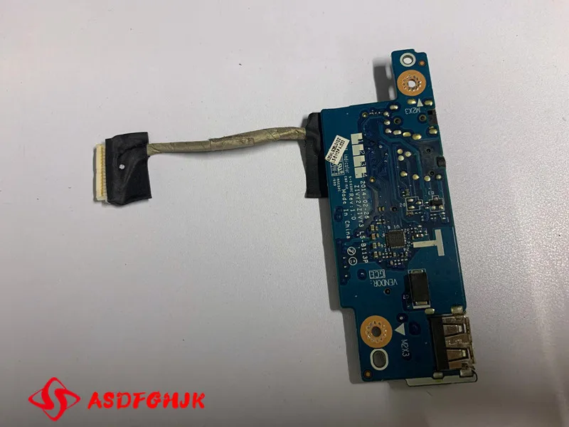 

Genuine USB Audio JACK SD Slot Board For Lenovo Y50 Y50-70 Y70-70 ZIVY2 ZIVY3 LS-B113P Full Tested Free Shipping
