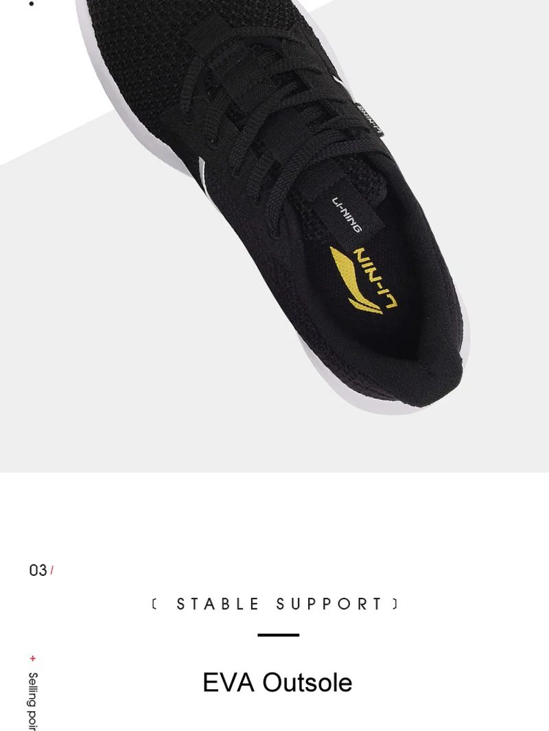 Li-Ning/Женская Базовая мягкая обувь для образа жизни; удобная спортивная обувь с дышащей подкладкой для фитнеса; кроссовки-светильник; AGCP084 YXB311