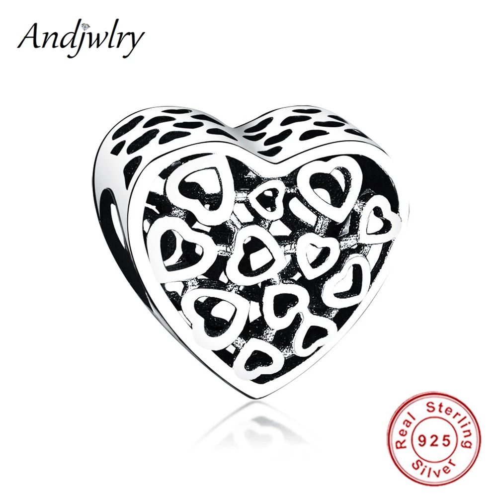 Подходит для браслета 925 пробы серебро оригинальные Подвески из бисера сделай