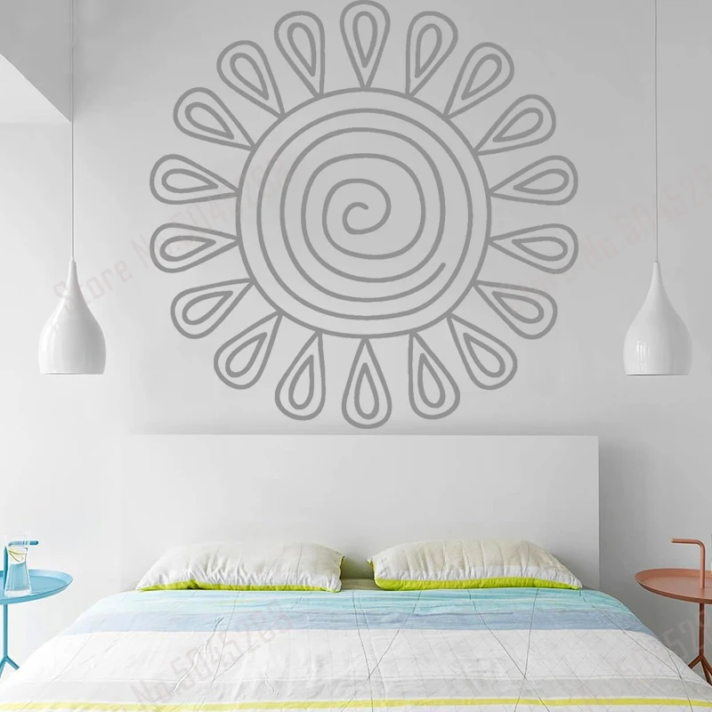 Наклейки в стиле бохо декоративный узор для фотостудии индийская мандала