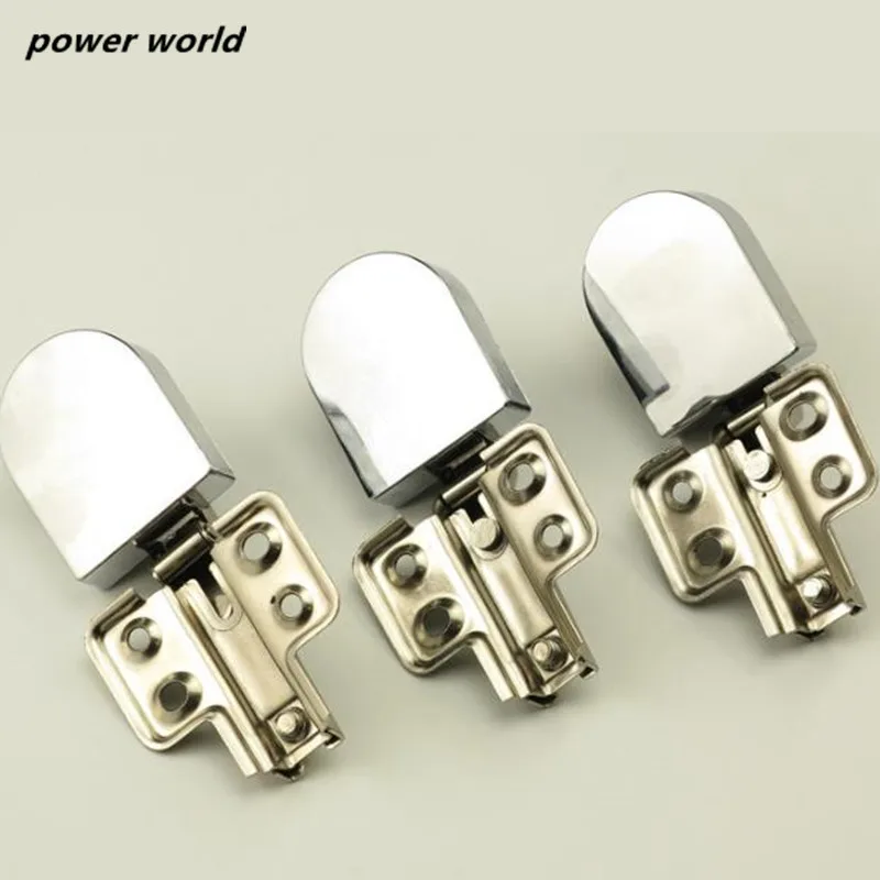 2 шт./лот петли для стеклянных дверей шкафов 26 квадратных головок мебельные