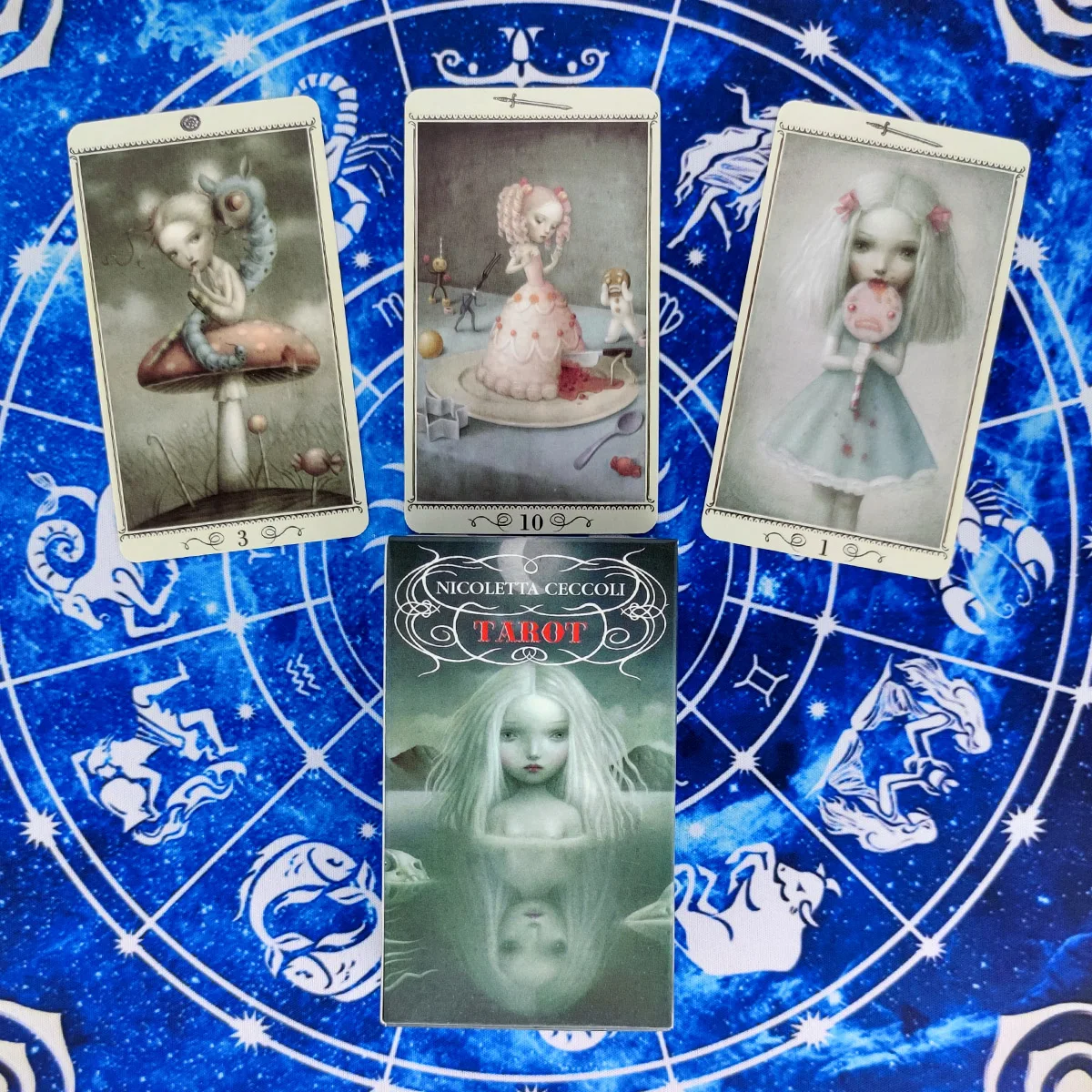 New Nicoletta Ceccoli Tarot Cards Divination Deck Entertainment Parties Board Game Support Drop Shipping 78Pcs/Box | Спорт и