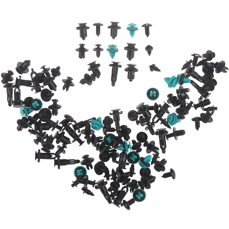120 шт. Универсальные пластиковые автомобильные Заклепки Крепеж автомобильный