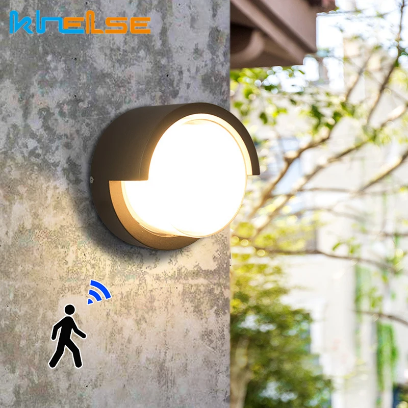 Современный Крытый коридор настенный светильник водонепроницаемый IP55 радар