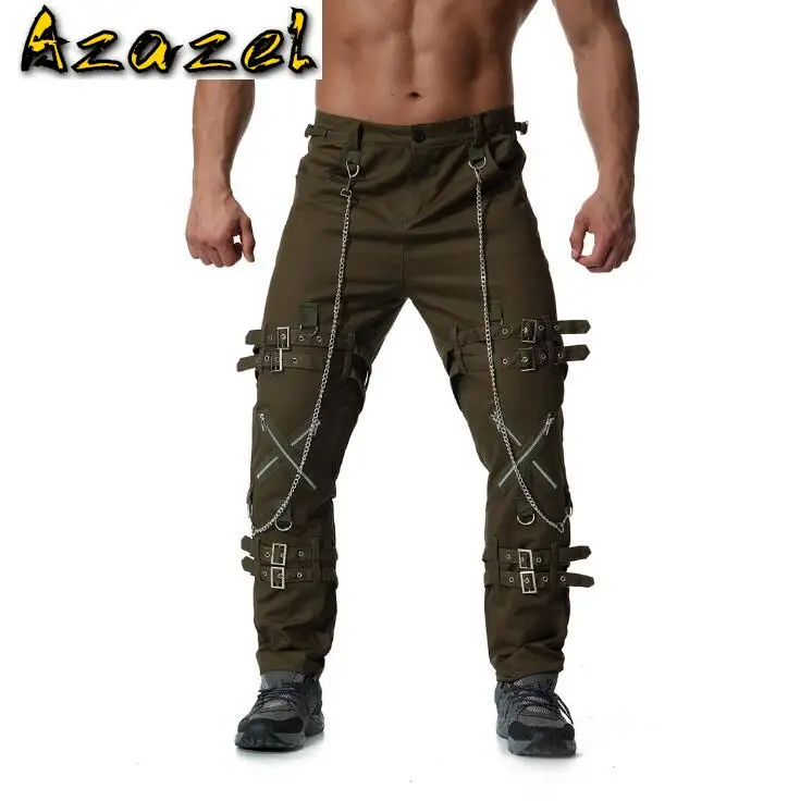 

Новинка 2020, мужские однотонные брюки высокого качества, спортивные штаны, Брендовые мужские джоггеры, шаровары в стиле хип-хоп, Мужские штаны на молнии с украшением