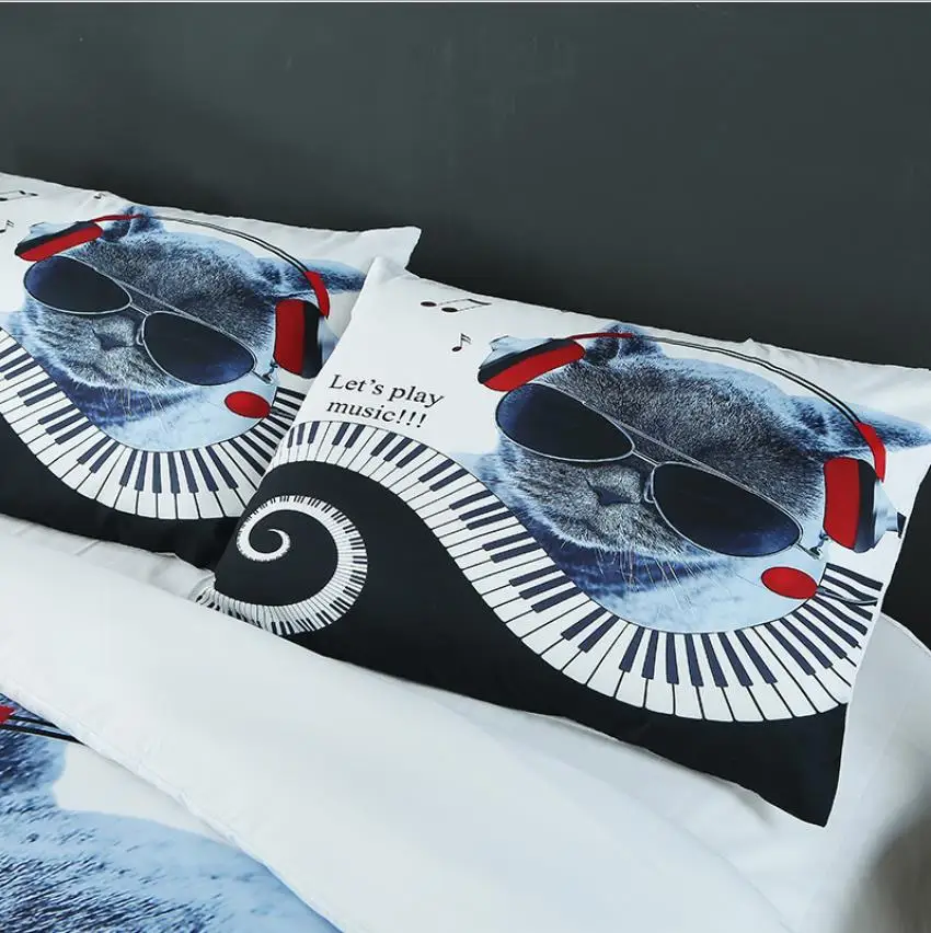 Comprare Copripiumino 3D, Trapunta/trapunta/coperta Doppia/matrimoniale/King, Biancheria Da Letto Personalizzata/220x24 0/200x200, Animale Domestico Gatto Pigro, Nave Di Caduta