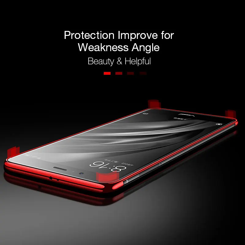 Чехол для Xiaomi Mi 6 Ультратонкий Прозрачный мягкий силиконовый чехол из ТПУ Для