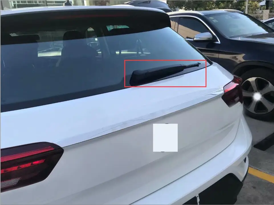 

Для Volkswagen T-ROC 2018-2020 ABS хромированные задний багажник окно стеклоочистителя крышка Накладка накладки насадка декоративный аксессуары