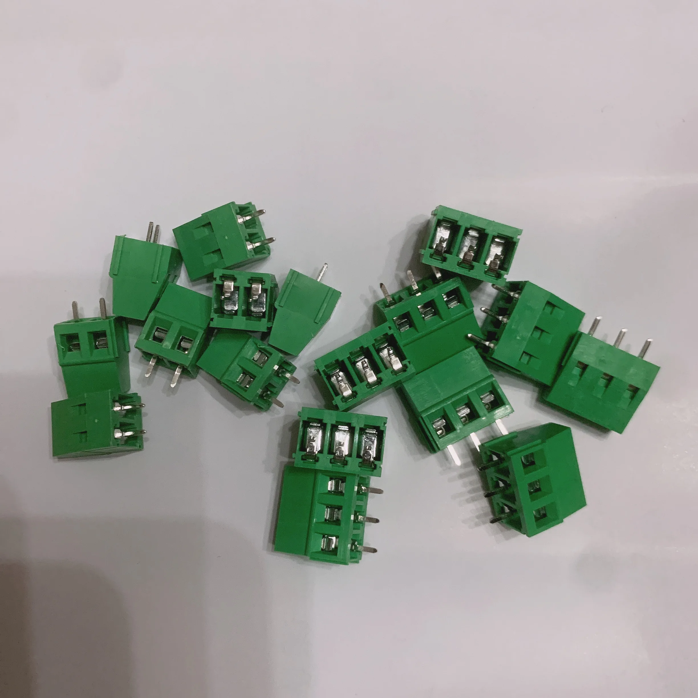 10PCS KF-128 pitch 5.0MM PCB terminal 2P 3P 2 3-position can be stitched Screw Terminal Block Connectors 5mm | Обустройство дома