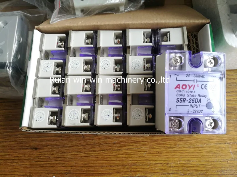 5 шт. Промышленные твердотельные реле регулятор напряжения AOYI SSR 25DA для машины