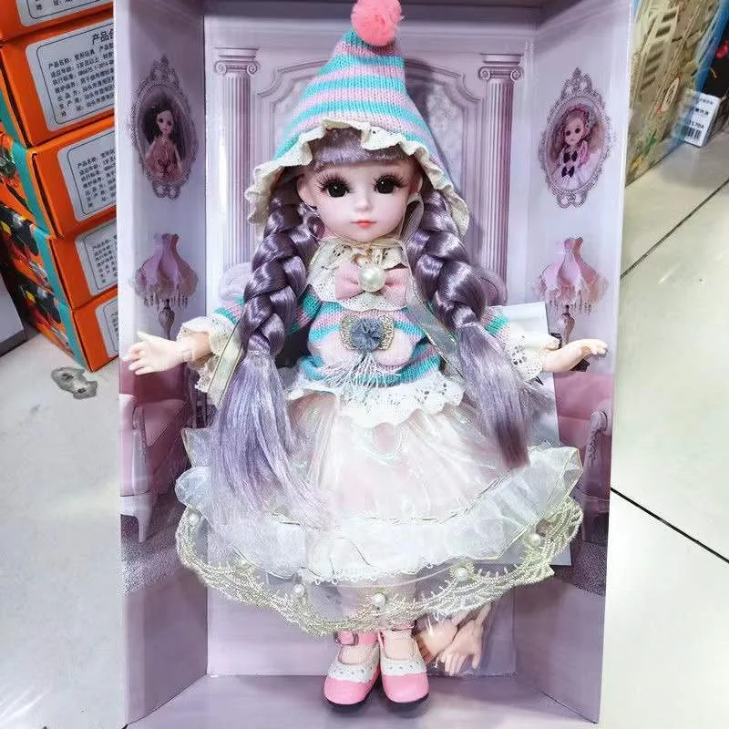 

Кукла мини 30 см, принцесса 1/6, куклы с 3D глазами, красивая одежда, игрушки для девочек, шарнирные куклы, подарок для детей