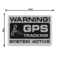 12cm8cm cover scratch car sticker noticeable warning gps tracking system active sunscreen waterproof decals auto parts1pcs