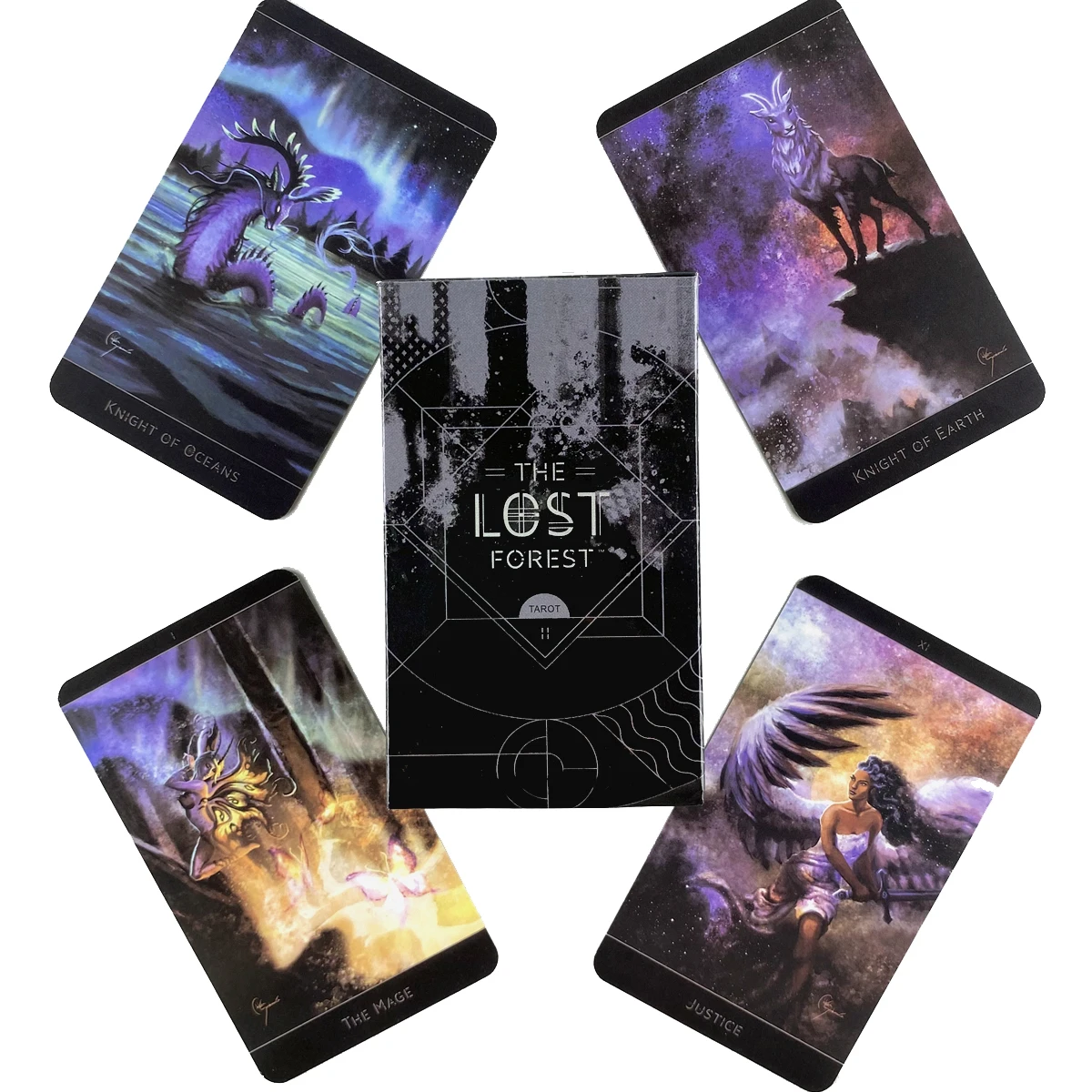 

The Lost Forest Tarot Deck Leisure Party Table Game High Quality Fortune-telling Prophecy Oracle Cards With PDF Guidebook