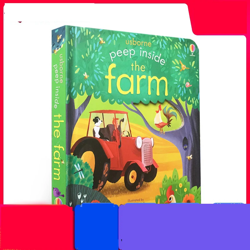 Оригинальная английская учебная книга с рисунком для малышей подарок детей