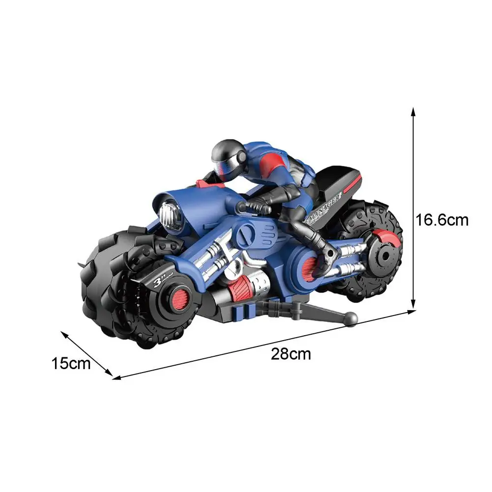 1:10 трюк мотоцикл вращения дрейф Сертифицированный игрушки езды гоночный
