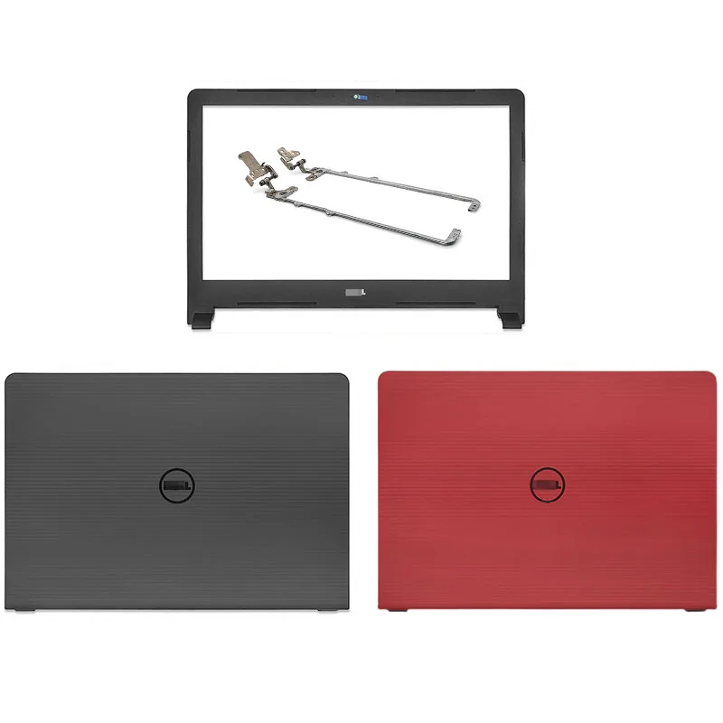 

New Laptop LCD Back Cover/Front Bezel/Hinges For Dell Vostro 14 3458 3459 V3458 V3459 Series A B Cover Red Black Non Touch