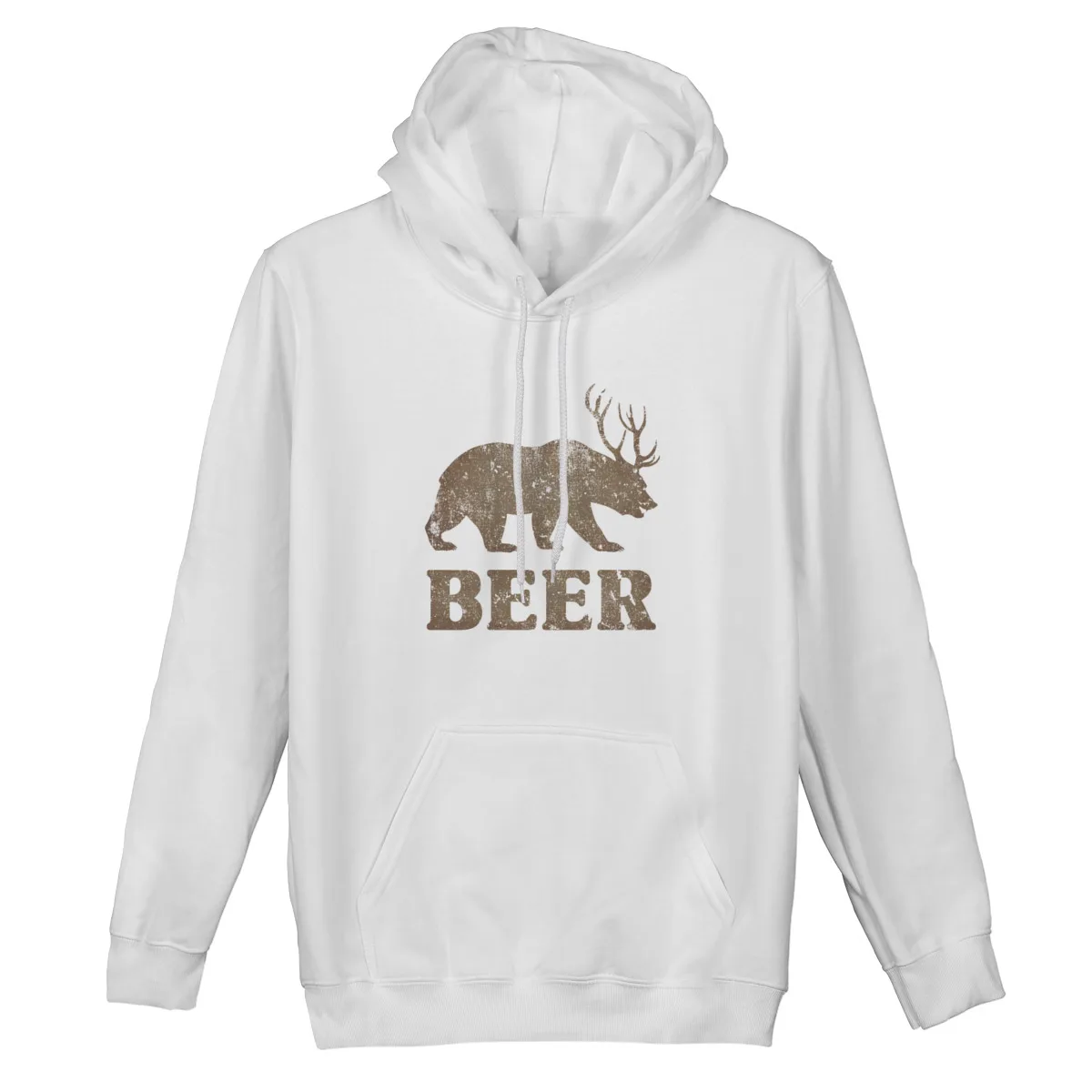 

Men's Hoodie Vintage Bear DeerPrint Couples Matching Streetwear Top quality Hoody Men Clothing 39099