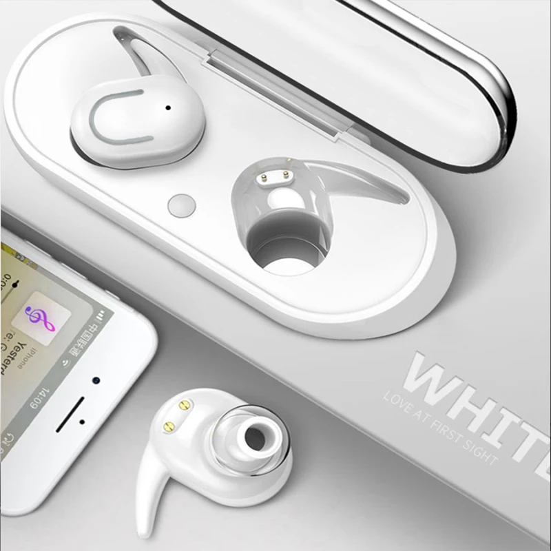 

Mini TWS Wireless Earphones Stereo 5.0 Bluetooth Wireless Headphones In-ear Earbuds Handsfree Binaural Call Headsets For Phone