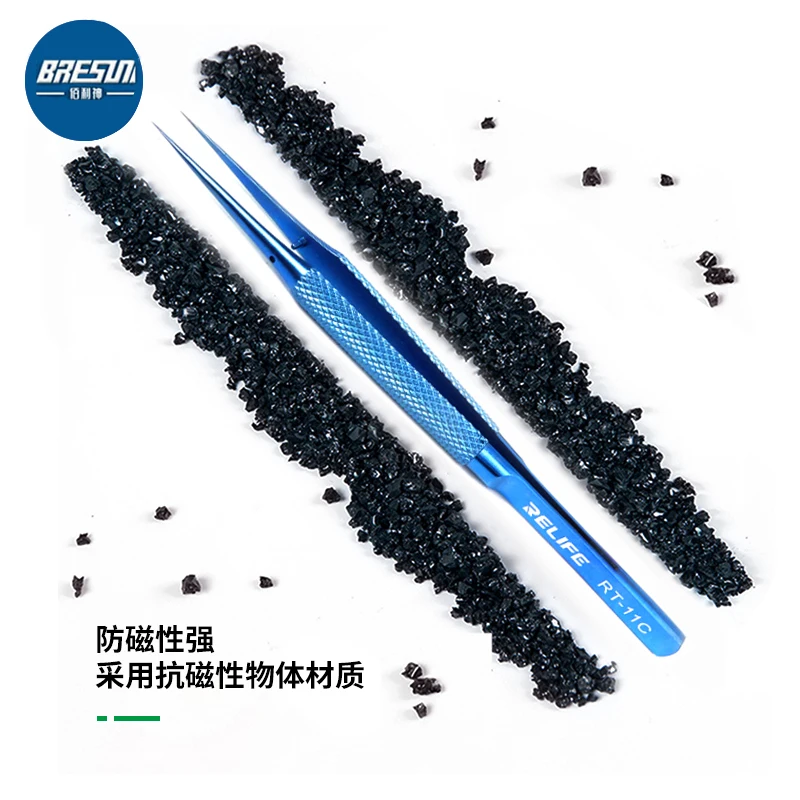 Пинцет для проволоки со сканером отпечатков пальцев из титанового сплава -