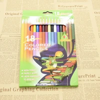18 colorsset colors pencil brush drawing painting art school supplies art supplies writing office stationery color pencils