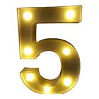 Форма 5 INS Горячая английская буква светодиодсветодиодный лампа для моделирования символов свадебсветильник предложение на день рождения светильник