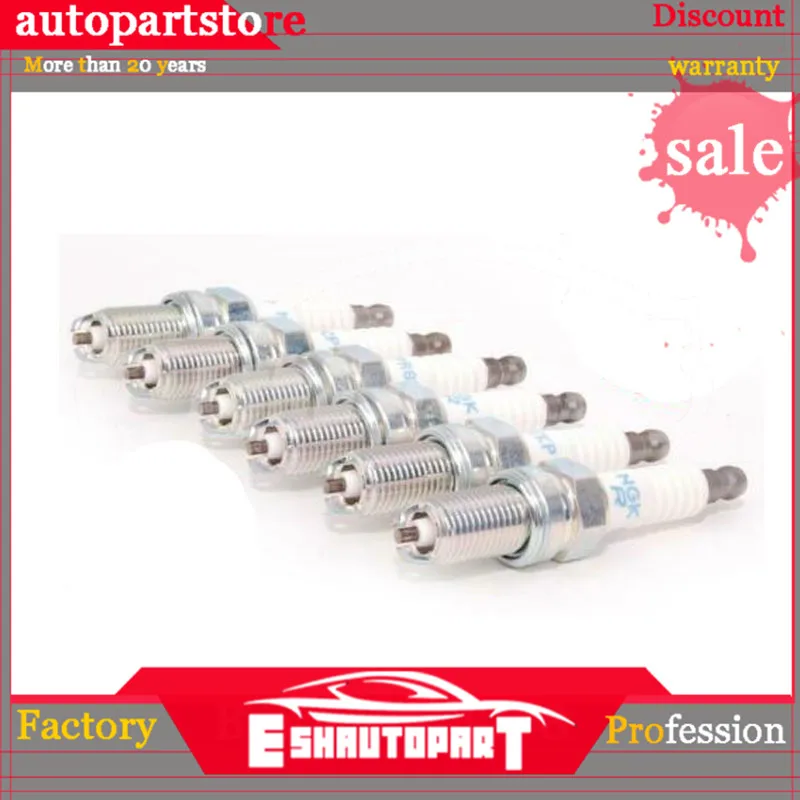 6 шт лазерная покрытая платиной Свеча зажигания Вилки для BM-W OEM 12120037663 LZFR6AP11GS |