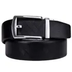 Мужской ремень из натуральной воловьей кожи с автоматической пряжкой