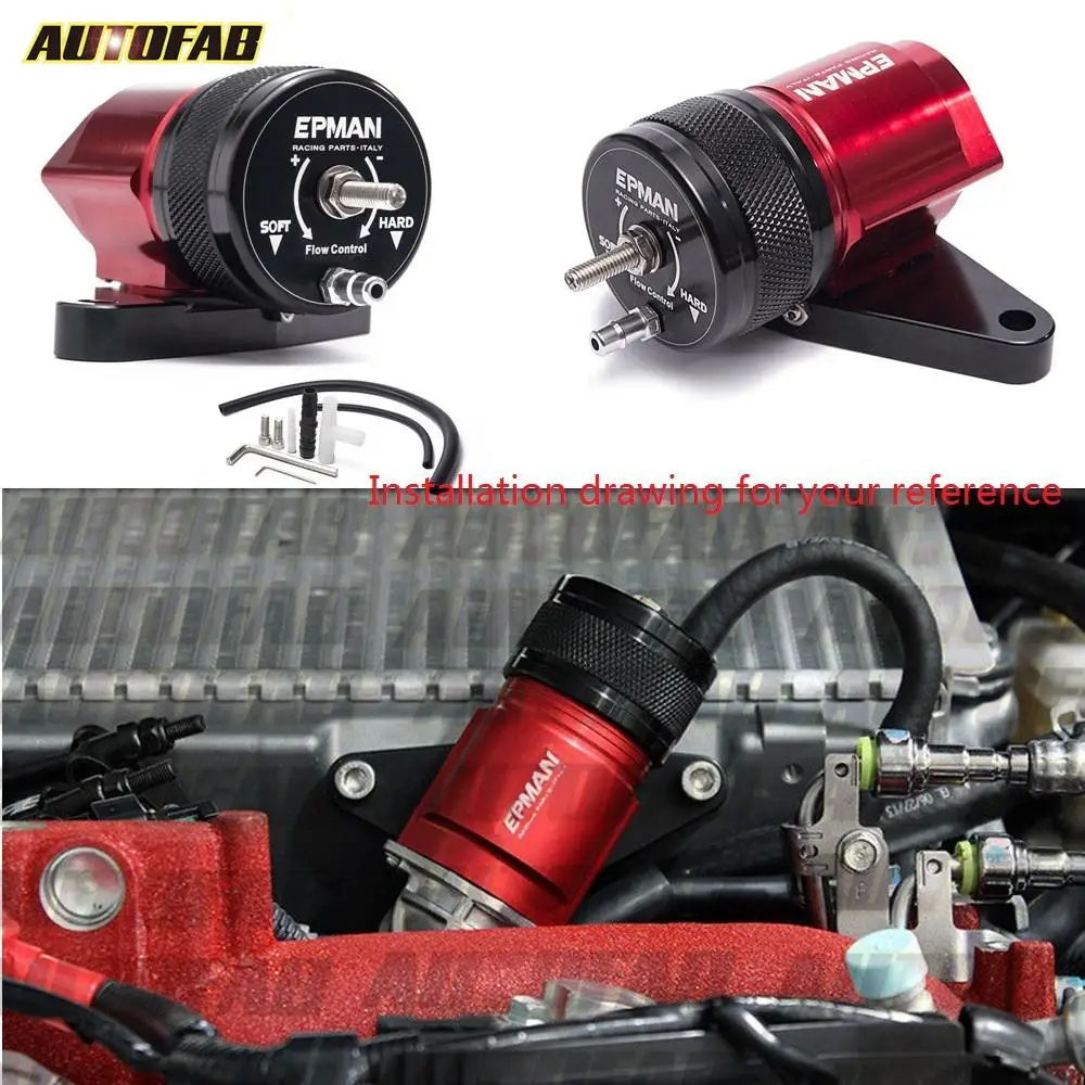 Интеркулер с рециркуляционным клапаном BOV Kit красный и черный для Forester 05 07 Subaru WRX STI