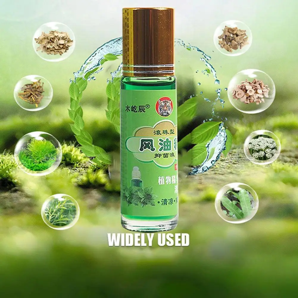 

12ml Mint Extract Balm Refreshing Oil For Headache Oil Fengyoujing Dizziness Pain Abdominal Pain Medicinal Rheumatism S3V9