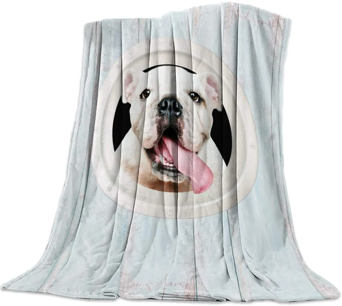 

Одеяло для кровати или дивана, очень мягкое Фланелевое декоративное одеяло из микрофибры для взрослых и детей, бульдог