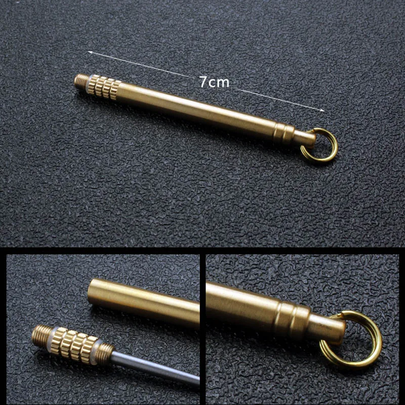 Многофункциональная латунная зубочистка с коробкой для зубочисток портативная