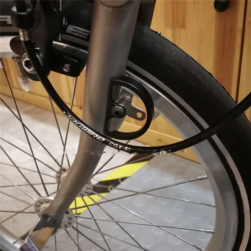 Складной велосипедный тормоз провода дефлектор для brompton аксессуары крыло линия дисковый ограничитель инструмент