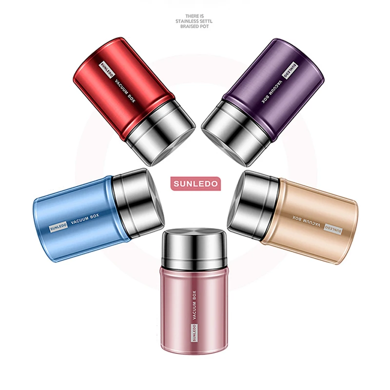 Термосы Из Нержавеющей Стали фляга для еды Вакуумная бутылка завтрака со