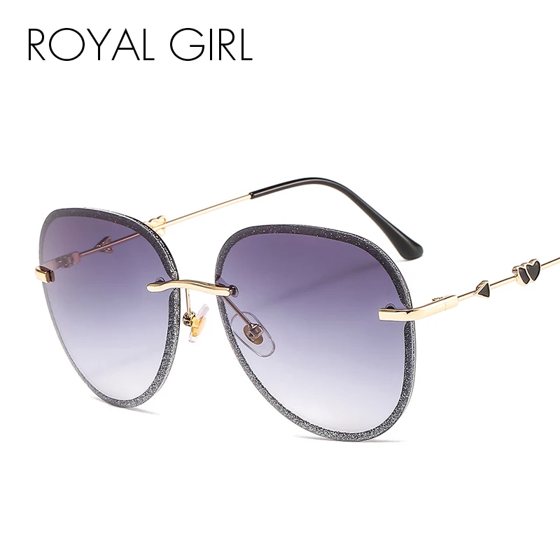 Женские солнцезащитные очки в стиле пилота ROYAL GIRL Винтажные Солнцезащитные без